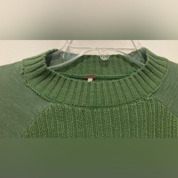 NWT, Free People Zou Bisou Knit Sweater Dress, Size XS, Green - Picture 6 of 13